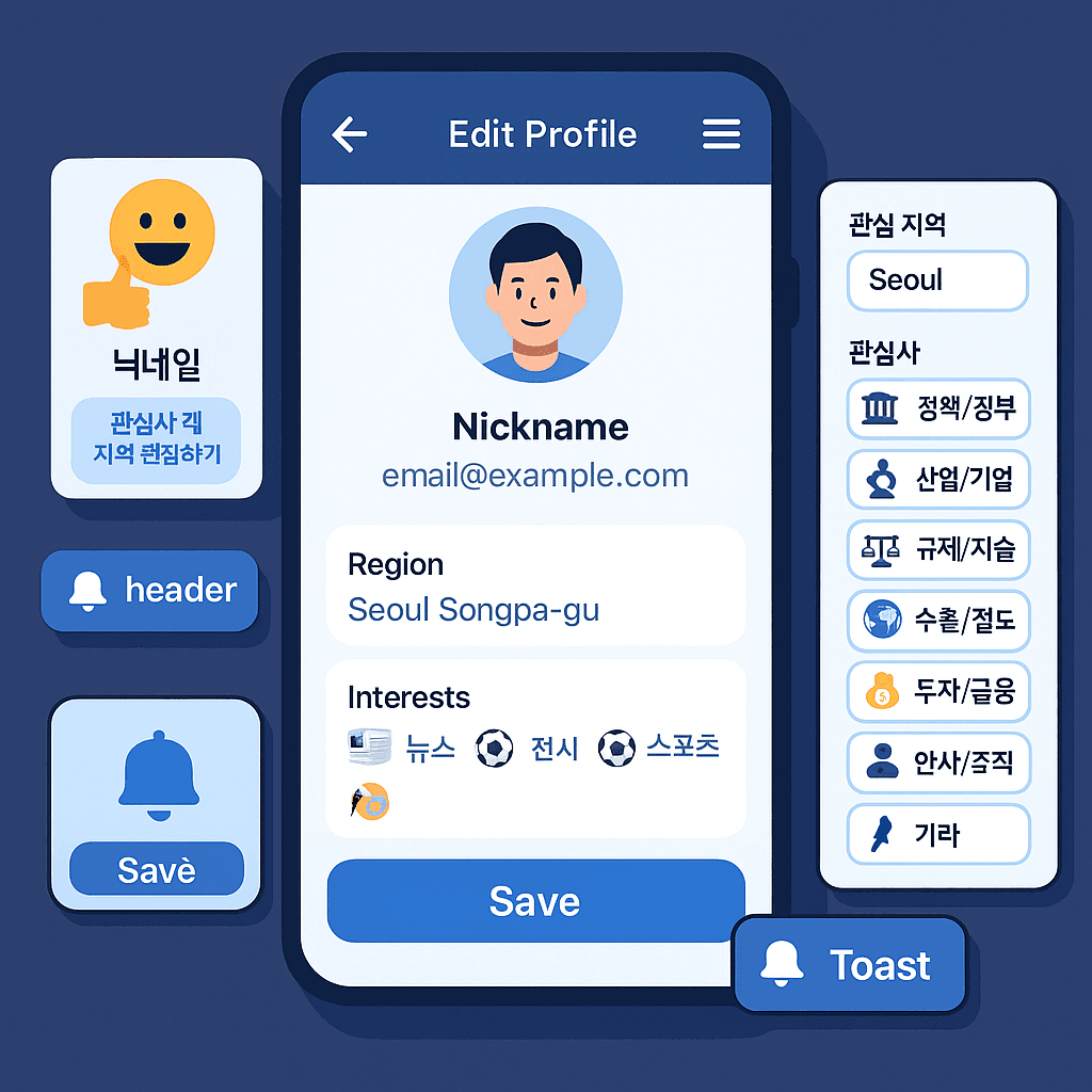 나만을 위한 로컬 뉴스 플랫폼, 동네링 개발